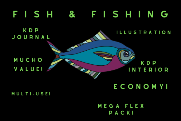 Download Fish / Fishing KDP Journal Pack - Pack Collection