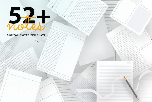 Download Digital Notes Template Bundle Pack - Pack Collection