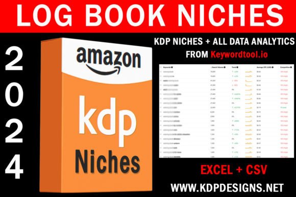 Download Amazon KDP Log Book Niches 2024 - Premium Bundle