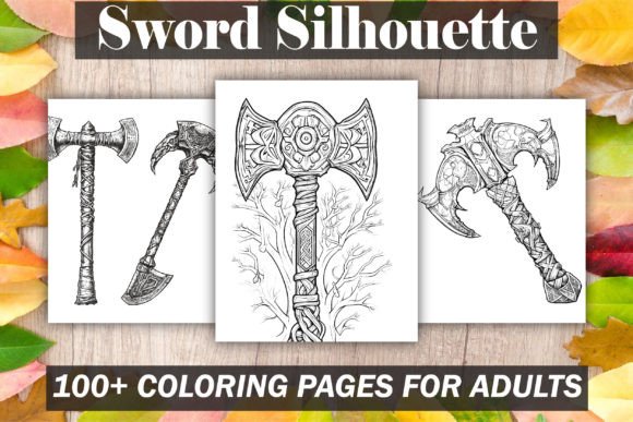 Download Sword Silhouette Coloring Book - Premium Resources